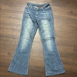 Women's Blue Flared Jeans